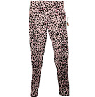 YMI Leggings Women's Junior's Small Pink Leopard Polyester Spandex Stretch New