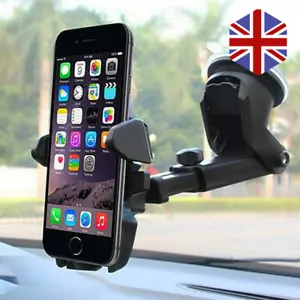 360° Rotatable In Car Suction Phone Holder Dashboard Windscreen Universal Mount! - Picture 1 of 12