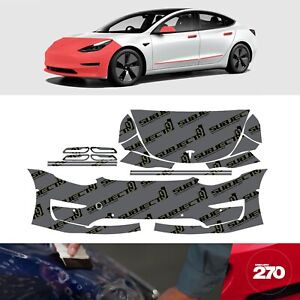 2017-2023 Tesla Model 3 Pre-Cut Front  Paint Protection Clear Film PPF