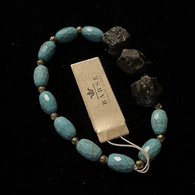 Barse Magnasite and Lapis Strtch Bracelet NWT SLSTB08MUB - Image 1 of 3