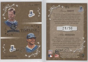 2003 Donruss Diamond Kings Hawaii Trade Conference Embossing /50 George Brett