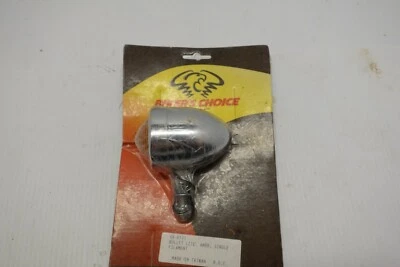 Biker's Choice Montaje de perno SEÑAL DE GIRO Luz de bala Doble Filamento Cromo ÁMBAR Foto 1 de 4