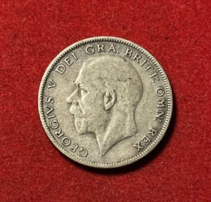 Great Britain 1929 1/2 Crown Silver Coin KM#835 T5134 - Picture 1 of 2