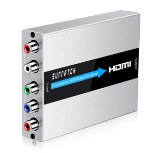 Component to HDMI Converter with Scaler Function, RGB to HDMI Converter, 5RCA... - Picture 1 of 7