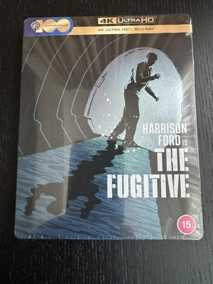 THE FUGITIVE 4K UHD + Blu-Ray Steelbook New Factory Sealed UK Mint - Image 1 of 3