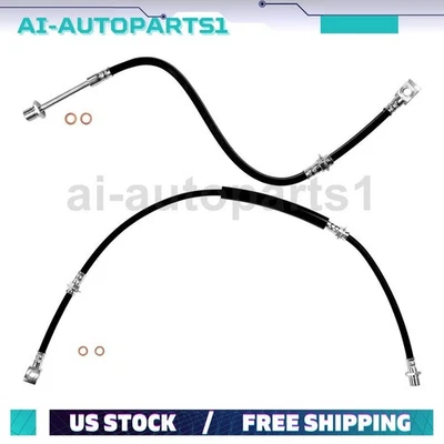 2pcs Front Left & Right Brake Hydraulic Hose Kit For Chevrolet P30 1996 - Image 1 of 4