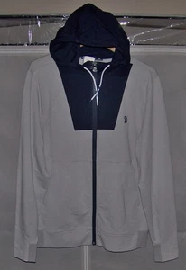 NEW $225 B. DRADDY Zip Hoodie Sweater Jacket Shirt EVERGLADES CLUB M Navy & Gray - Picture 1 of 6