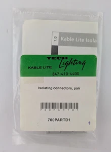 Tech Lighting - Juego de pares de conectores de unión aislantes de monorriel - 700PARTD1 - Imagen 1 de 2