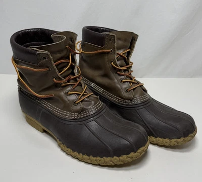 L.L. Par de botas de pato Bean para hombre talla 10 usadas Foto 1 de 4