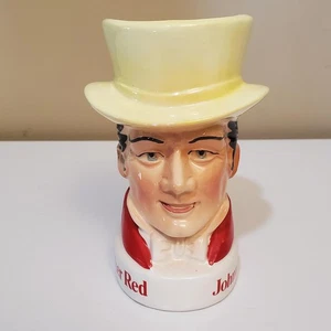 Vintage Johnnie Walker Red Advertising Ceramic Toby Jug 3D Mug - Picture 1 of 11