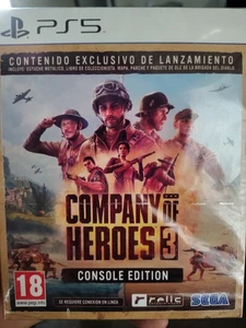Company of Heroes 3 PS5 Konsole Launch Edition mit Steelbook! Neu / Versiegelt - Bild 1 von 2
