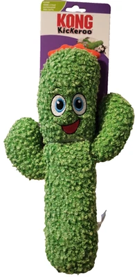 Kong Kickeroo - 12" CACTUS - Cat Toy with catnip - Soft Stuffed Crinkle - Cats - Image 1 of 4
