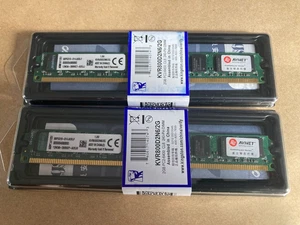 NEW - Kingston 4GB 2x 2GB DDR2 800MHz PC2-6400U 240Pin DIMM Desktop Memory RAM - Picture 1 of 2