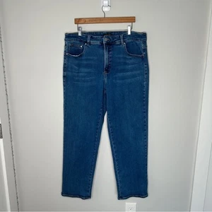 Universal Standard Etta High Rise Straight Leg Jeans Size 16 Long Stretch - Picture 1 of 12