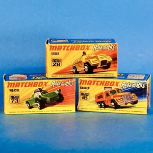 Matchbox Superfast Badger Stoat & Weasel Modelos Diecast en Caja Como Nuevo (cajas Usadas) - Imagen 1 de 12