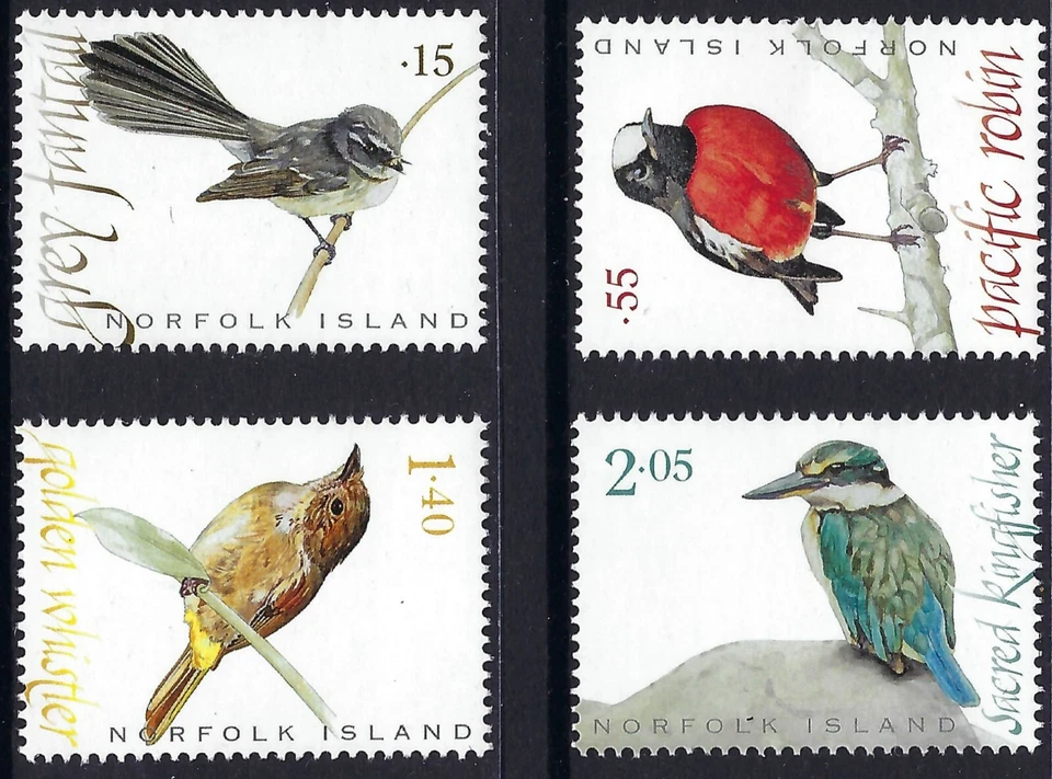 Norfolk Island SG#1068/71 2009 Bush Birds conjunto de 4 como nuevo MUH MNH Foto 1 de 1