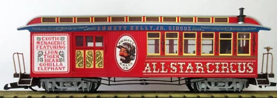 G Scale Bachmann Customized Emmett Kelly Jr. All Star Circus Combine - Image 1 of 2