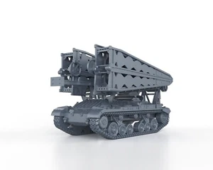 BRITISH WWII - VALENTINE BRIDGELAYER  - 1/56 1/72 1/87 1/100 3D PRINTED - Picture 1 of 5