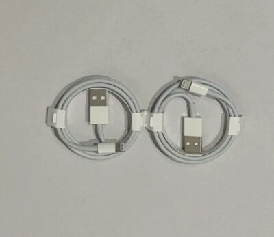 APPLE USB Cable 3.3ft (1M) for IPhone 7,8,XR,X, 12, 13, 14, PRO MAX - Image 1 of 3