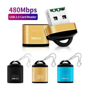 Memory Card Reader Adapter High Speed USB 2.0 Reader For Micro TF SDXC SDHC🌱 - Afbeelding 1 van 17