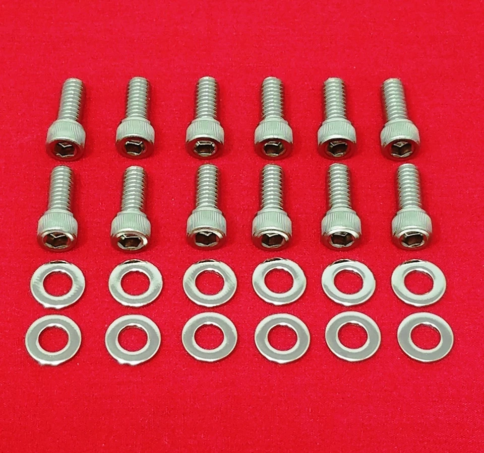 KIT DE TORNILLOS DE CUBIERTA DE VÁLVULA BUICK ACERO INOXIDABLE JUEGO DE TORNILLOS ALLEN 350 SKYLARK GS Foto 1 de 1