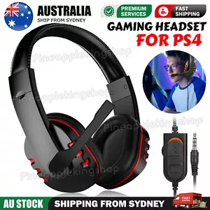 Gaming Headset Wired Headphones with Mic Fit For Xbox PS4 PS5 Nintendo Switch - Picture 1 of 9