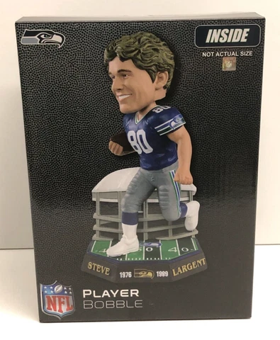 Steve Largent Retirement 1976-1989 Seattle Seahawks Bobble Limited Bobblehead Cover