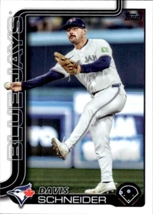 Davis Schneider 2025 Topps Series 1 #342 Toronto Blue Jays Baseball Card - Picture 1 of 2