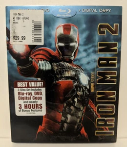 Iron Man 2 Blu-Ray +3h Bonus Feature disc (DVD and Digital copy not included) - Picture 1 of 6