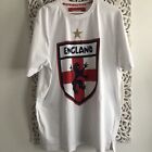 Men’s T Shirt XL White England WC2014 Brazil Offical lincensed Product