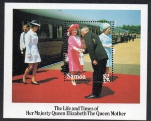 Samoa 1985 montada Vida y tiempos de la reina madre - Imagen 1 de 1