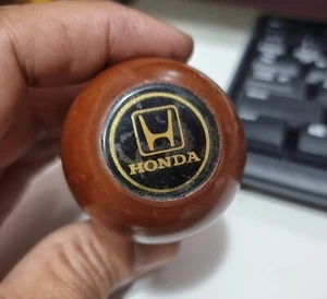 Rare vintage Honda wood Shift Knob Thread Pitch 10x1.25 EF8 EF9 Crx Delsol ek9 - Picture 1 of 13