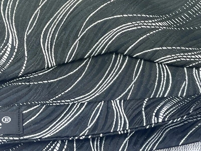 Pajarita ajustable Pensee 100 % seda diseñador gris negro ajustable Foto 1 de 4