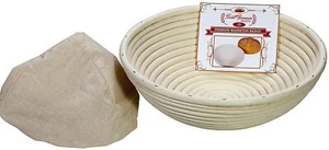 Premium Round Bread Banneton Basket with Liner - Perfect Brotform Proofing Ba... - Picture 1 of 5
