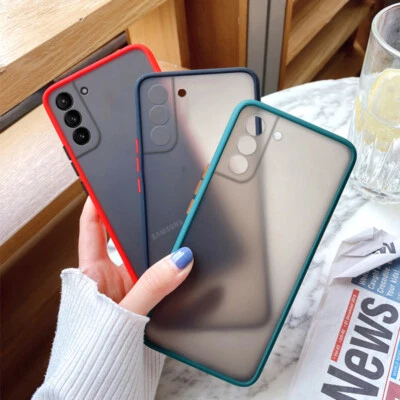 Funda rígida mate a prueba de golpes para Samsung Galaxy A52 A72 A32 S21 Ultra S20 FE Foto 1 de 4