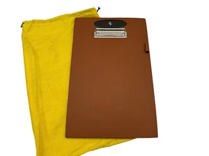 FERRARI SCHEDONI LEATHER CLIPBOARD | PISTA DI FIORANO TRACK | CARBON | ACCESSORY - Picture 1 of 7