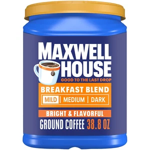Breakfast Blend Light Roast Ground Coffee (2.42 Pounds) (Pack of 1) | 38.8 Oz C - Picture 1 of 12