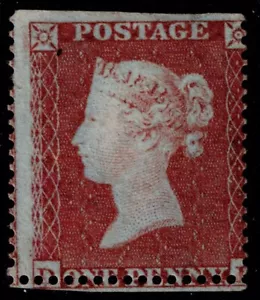 1854 1d Red C1 SG 17 DI Fresh Appearance Good Mint No Gum Cat. £375.00 - Picture 1 of 1
