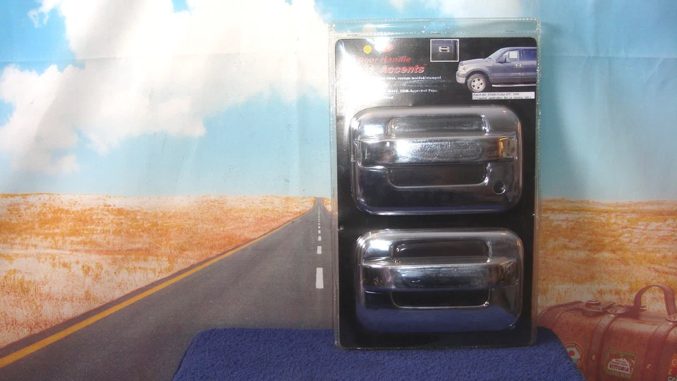 DOOR HANDLE COVERS Stainless Steel 4 Piece TFP 262 Fits FORD F-150 4 Dr 04-11 P2 - Изображение 1 из 4