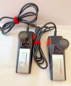 Vintage Atari 2600 & 7800 Pro-Line Deluxe Joystick Controllers CX-24 ~ Lot of 2 - Picture 1 of 5