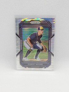 2023 Panini Prizm Robert Moore Pulsar Parallel Non Auto Brewers Mint