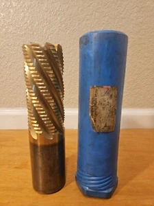 Niagara Cutter TiN Coated End Mill Rough / Finish HSCO 8 Flute LH 2" M414570 - Picture 1 of 11