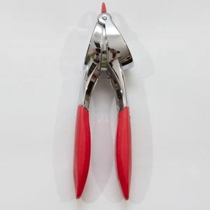 Trudeau Rot 2 in 1 Knoblauchpresse & Schneider Küchenwerkzeug Edelstahl Langlebig Gerät - Bild 1 von 11