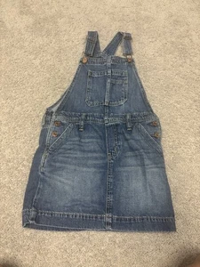 GAP GIRLS JEANS SKIRTALL OVERALL/SKIRT SIZE 8 - Picture 1 of 4