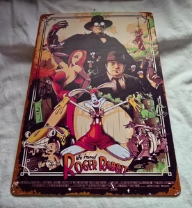 Roger Rabbitt Blechschild Größe 8” x 12” - Bild 1 von 1