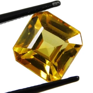 Natural 6.40 Ct Ceylon Yellow Sapphire Radiant Cut Certified Loose Gemstone - Imagen 1 de 6