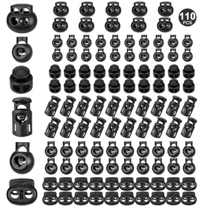 Cerradura de cable de plástico mejorada 110 un., cerraduras de cable para cordones, cuerda de dibujo cli... - Imagen 1 de 6