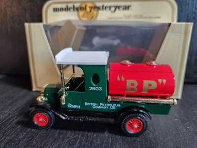 MATCHBOX MODELS OF YESTERYEAR Y-3  1912 FORD T TRUCK BP PETROLEUM 1978 NIB - Image 1 of 4