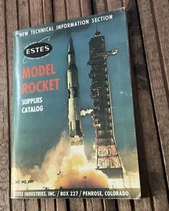 1969 Estes Model Rocket Supplies Catalog # 691 Nice - Picture 1 of 5