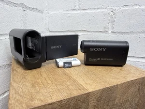 Sony AKA-LU1 Camcorder Handheld Grip LCD Screen + HDR-AS30V Camera 64GB SD Card - Picture 1 of 8
